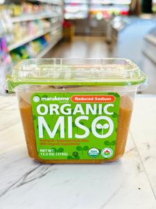 Marukome Organic Miso reduced sodium 丸米有机减盐味噌 (375g)