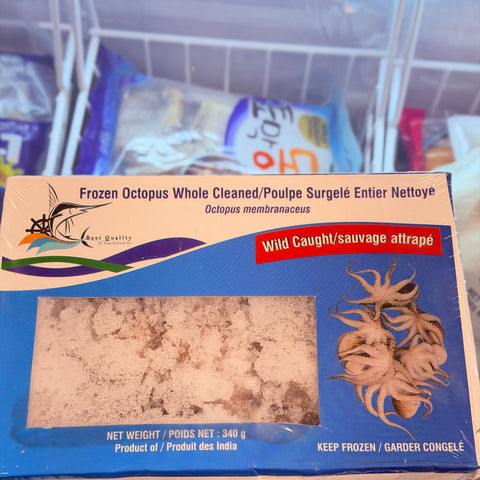fuyang frozen octopus whole cleaned 340g