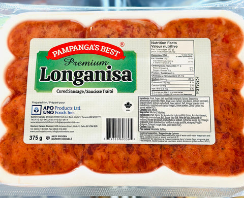 Pampanga premium longanisa 375g