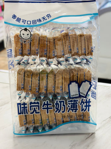 Biscuits milk flavored 味觉牛奶薄饼 300g