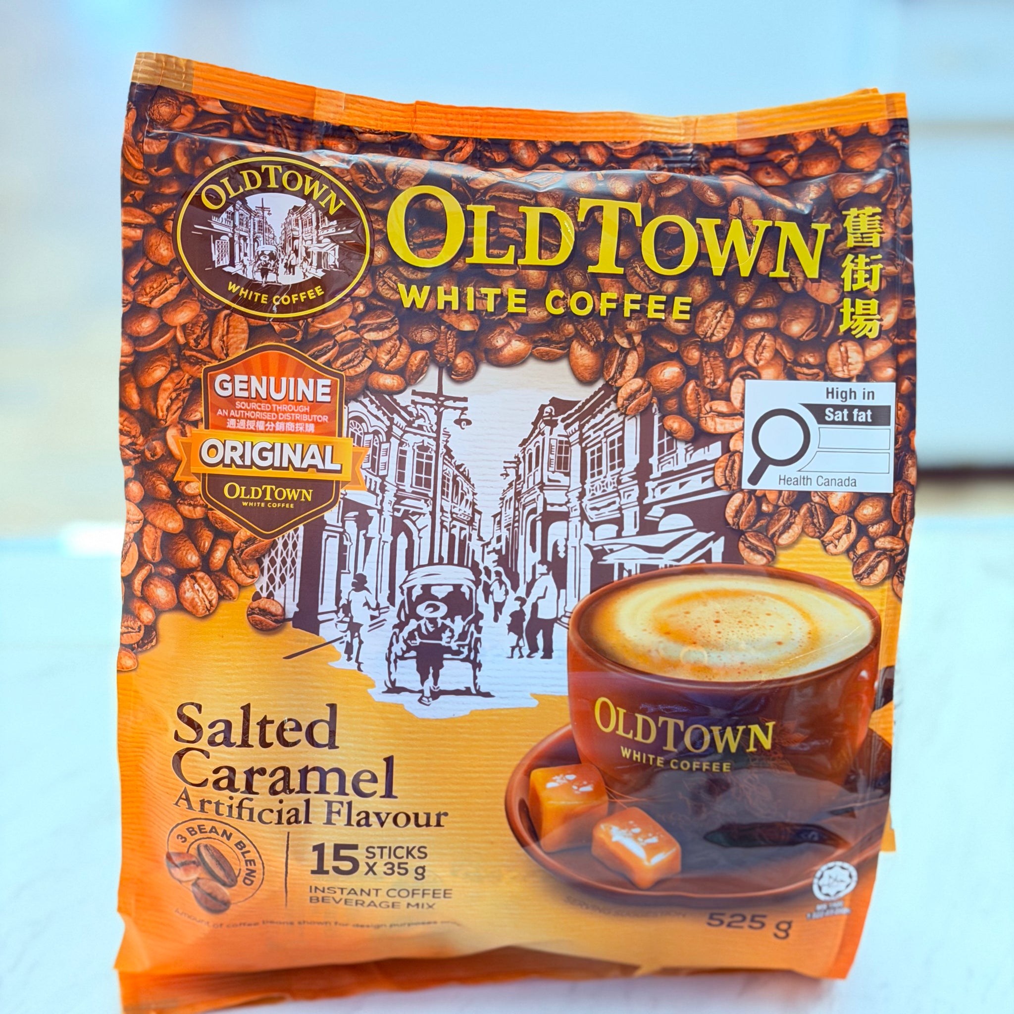 OLDTOWN White Coffee Salted Caramel 525 g