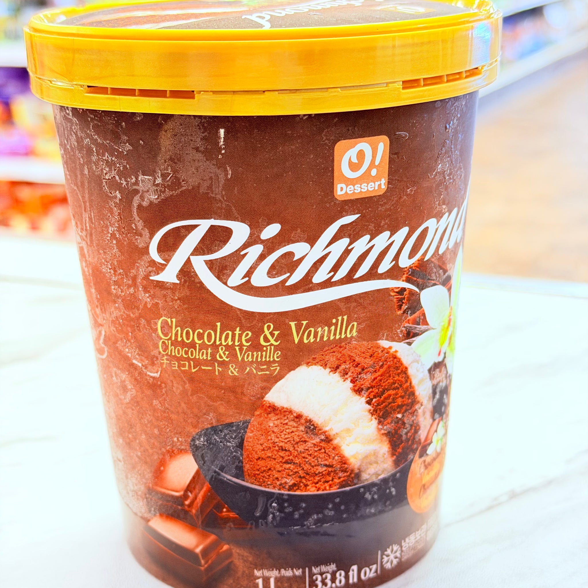 O! Dessert – Richmond Chocolate & Vanilla Ice Cream