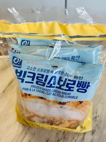 O!DESSERT)BIG CUSTARD CREAM BREAD 3PC