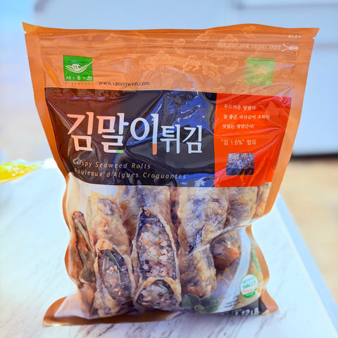 Saongwon Crispy Seaweed Rolls (Kimmari Twigim)
