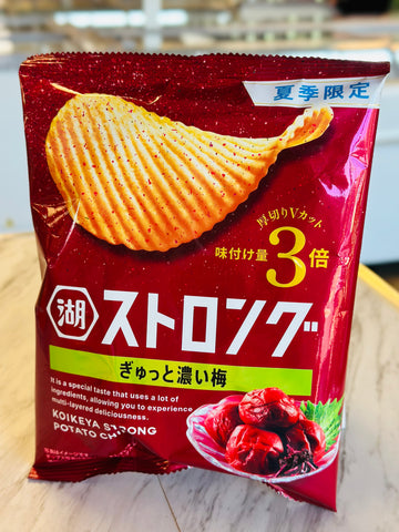 Koikeya Strong Potato Chips Rich Ume Flavor