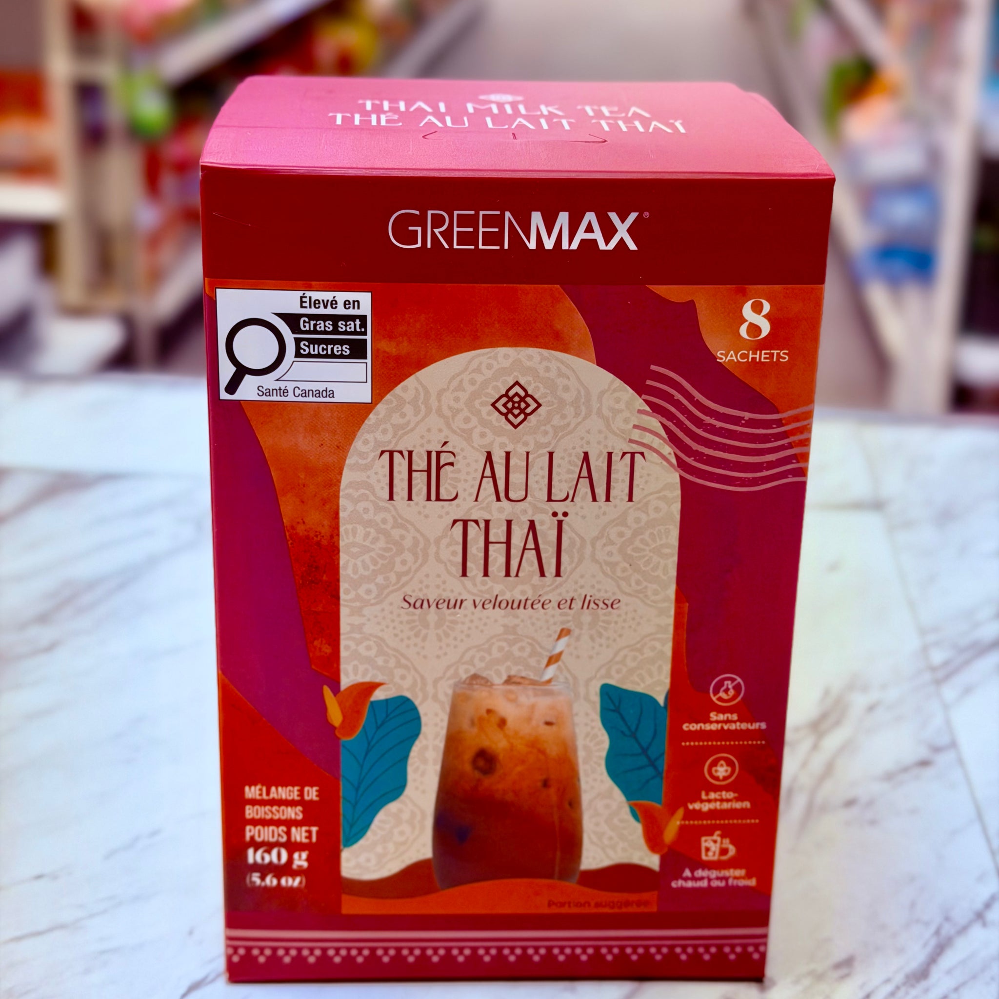 Greenmax – Thai Milk Tea (160g, 8 Sachets)