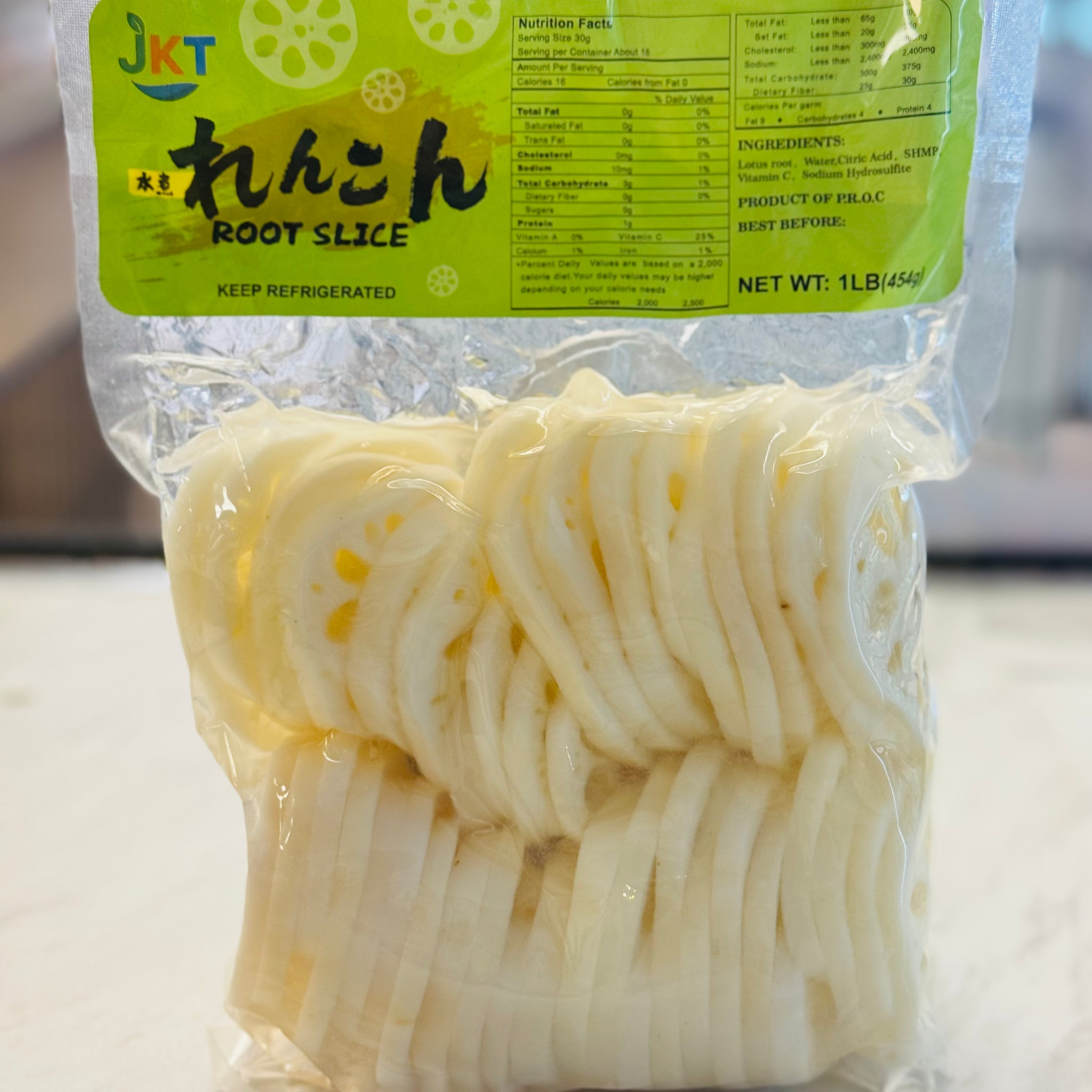 JKT root slice 藕片 1LB