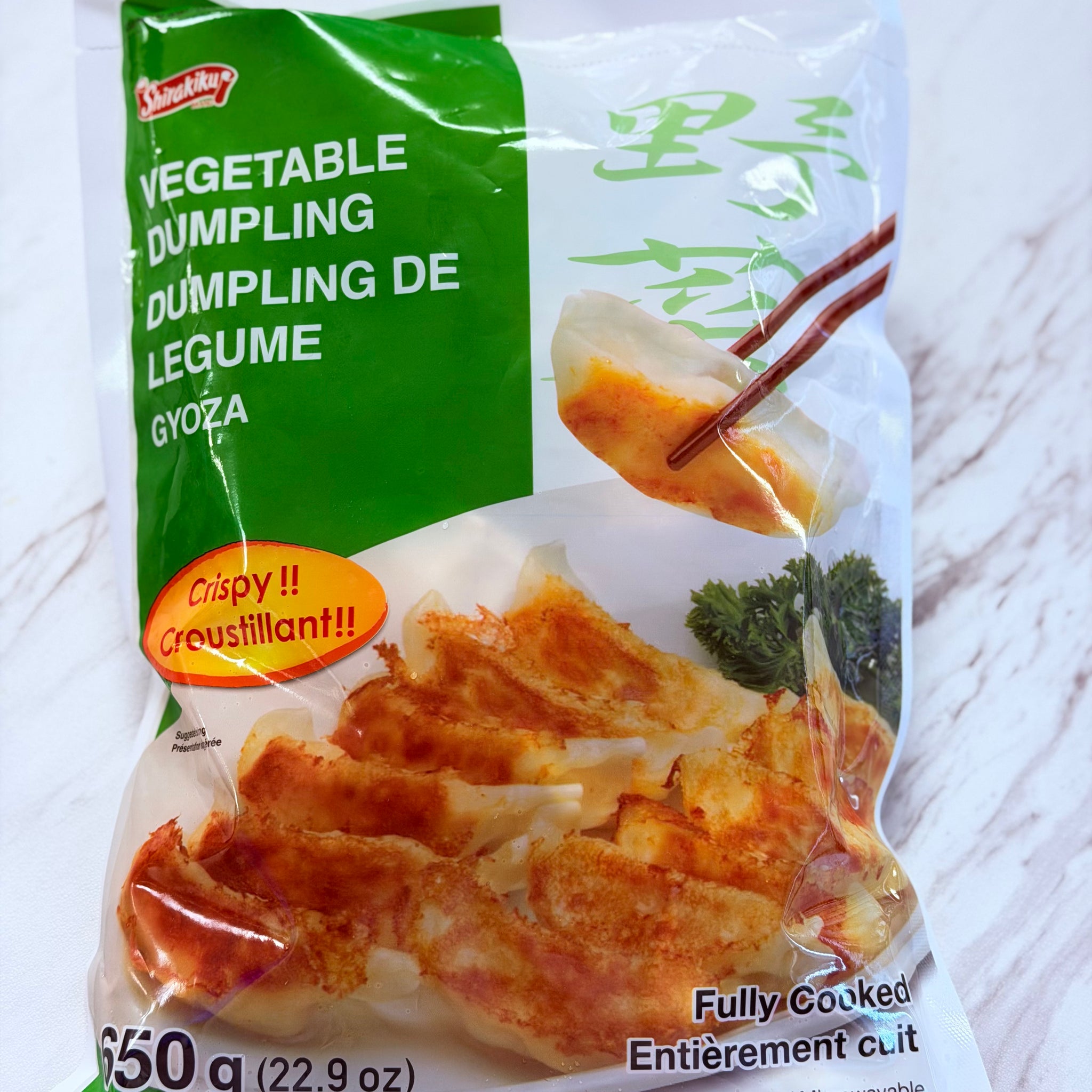 Shirakiku Vegetable Dumpling Gyoza 650g