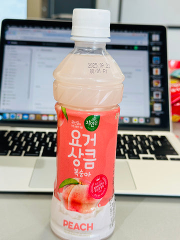 Jayeoneun Yogurt Drink Peach Flavor 340ML