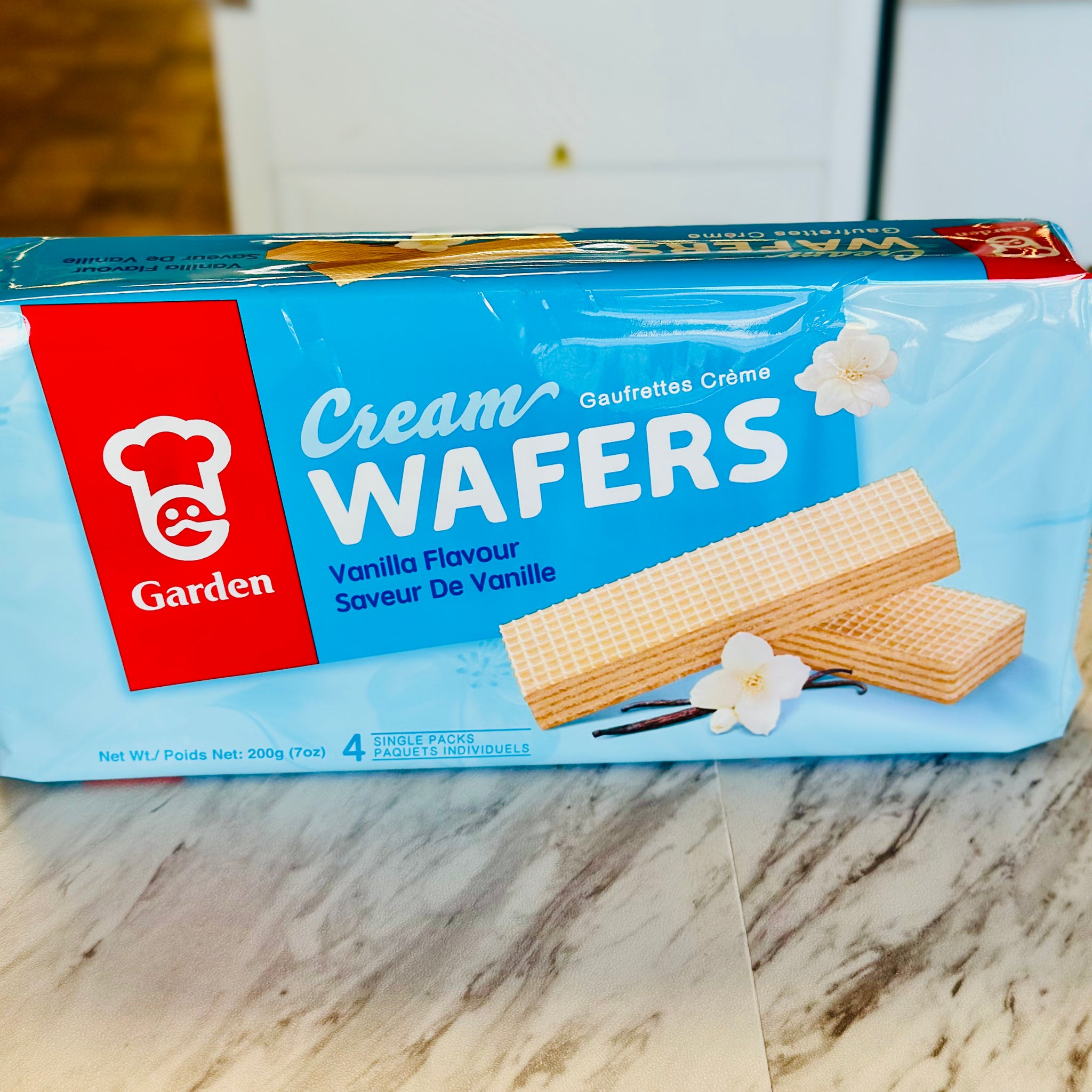 Garden Cream Wafers Vanilla Flavour 200g