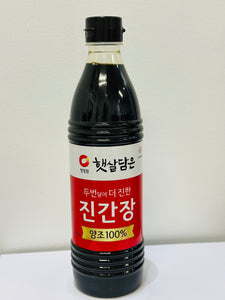 Chung Jung One Jin Soy Sauce 100% Brewed 840ML