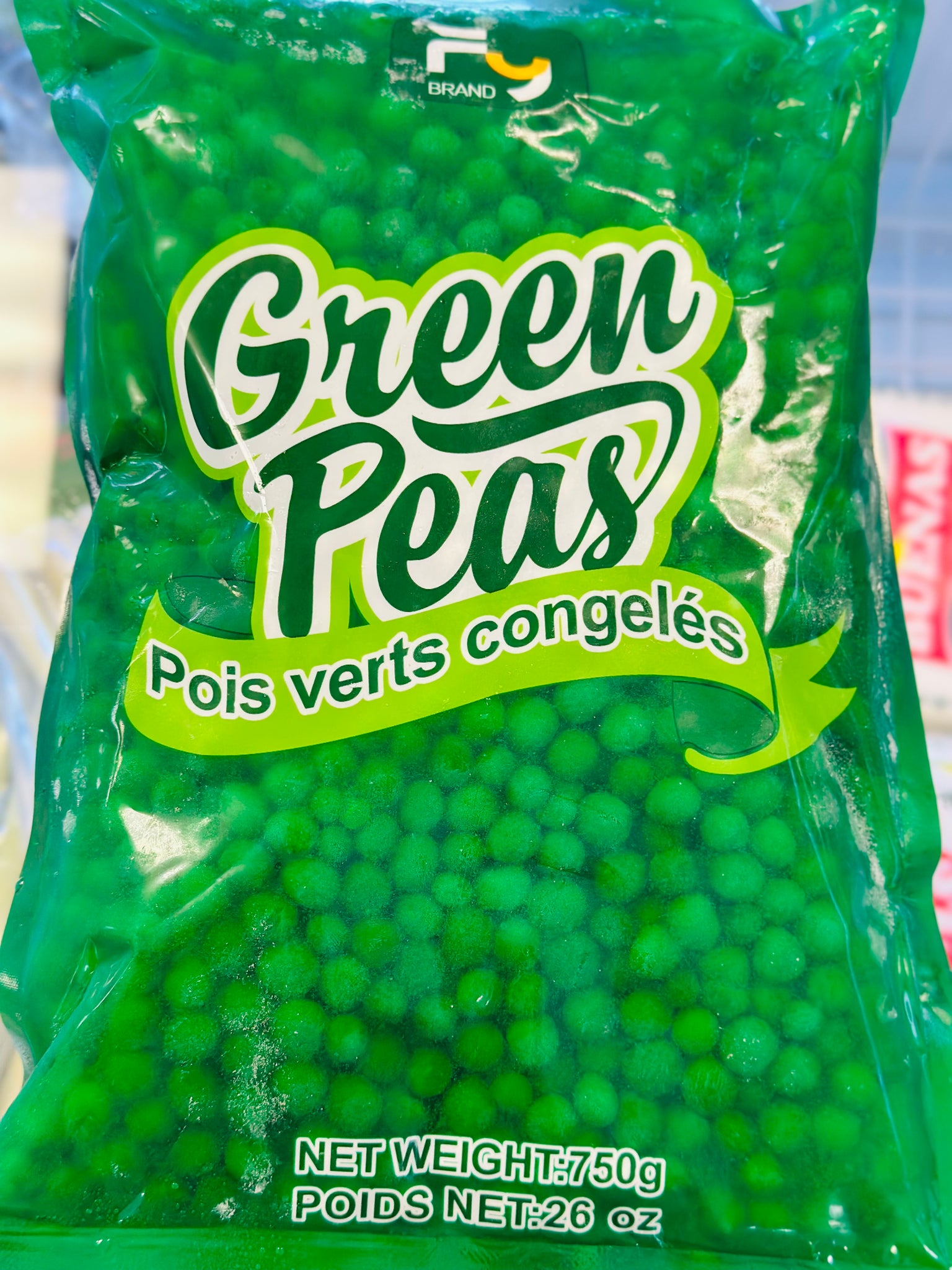 FY green peas 750g