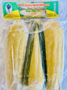 Frozen Boiled Glutinous Corn (3 pcs) 玉米（带叶子）