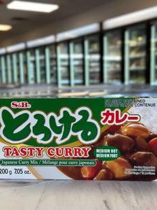 S&B Tasty Curry Japanese Mix(Medium Hot)日式咖喱调料中辣