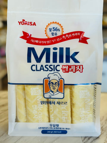 Yorisa milk classic rice snack