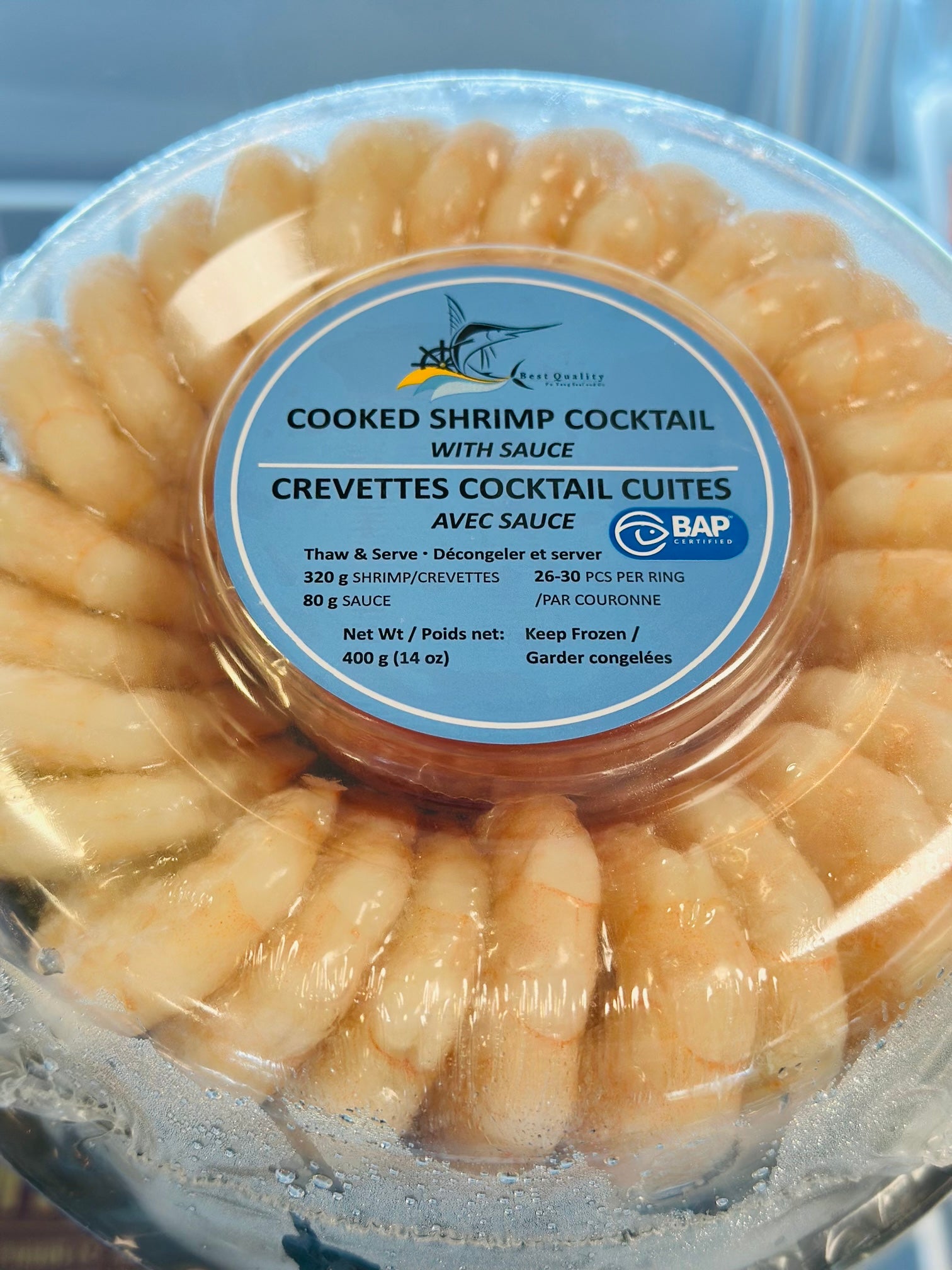 FY Cooked Shrimp Cocktail With Sauce 400g