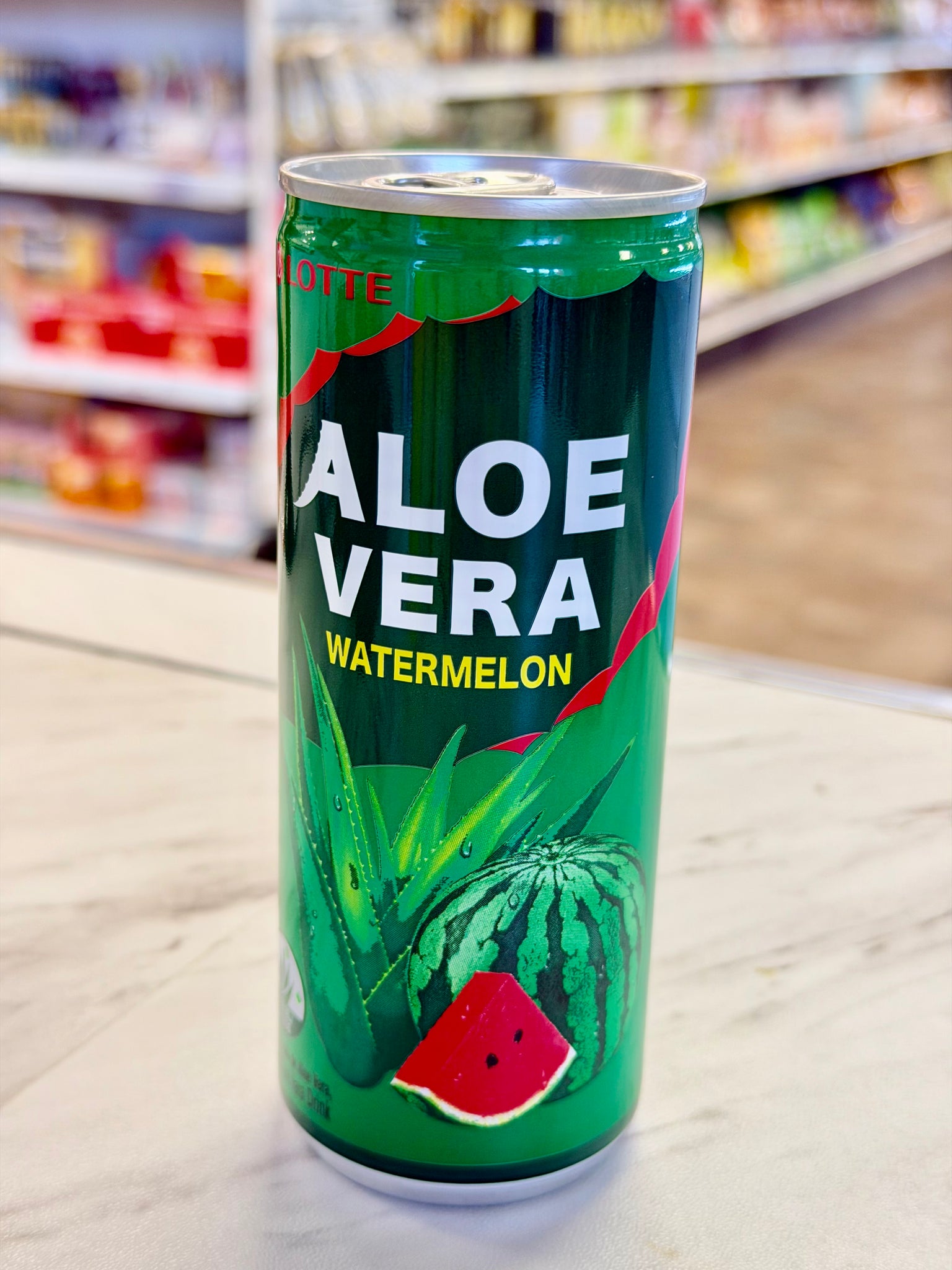 Lotte Aloe Vera Watermelon Drink – Panda Foods