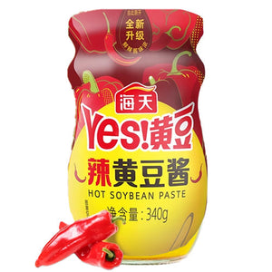 海天 辣黄豆酱(340g) Hot soybean paste