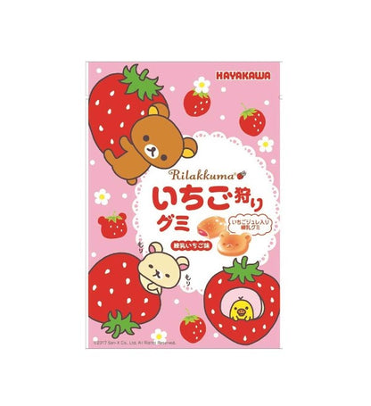 早川拉拉熊软糖草莓味 HAYAKAWA Rilakkuma Gummy Strawberry Flavor 40g