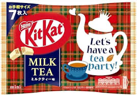 Nestle kitkat milk tea chocolate wafer bar 116g