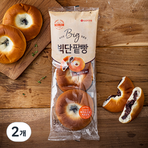 Frozen bread red bean flavored