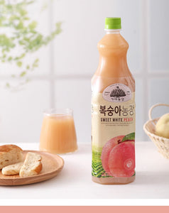 Premium quality sweet white peach drink 1.5L