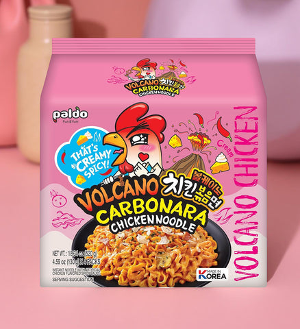 Paldo Volcano Carbonara Chicken
Noodle 520g