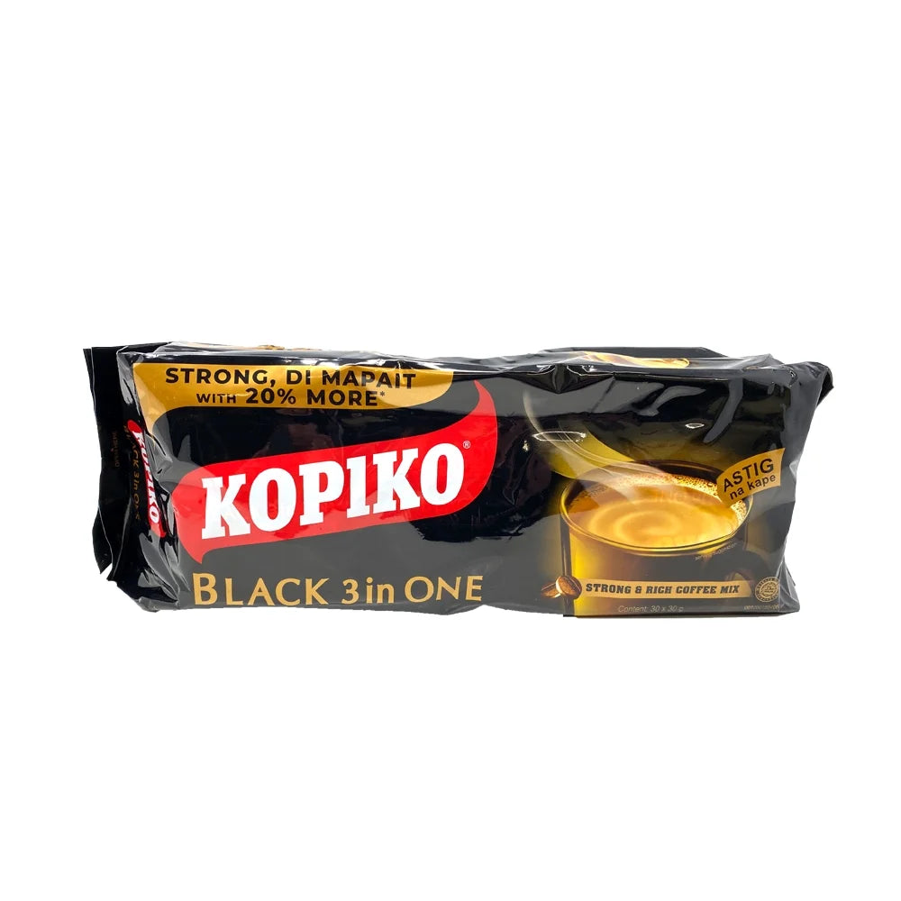 Kopiko Black 3 in 1 Coffee Mix (30 x 30g)