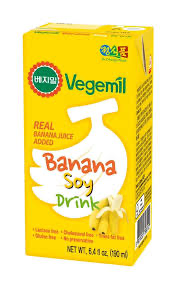 Vegemil Banana Soymilk 190ML