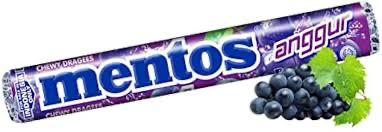 Mentos Grapes Candy Roll