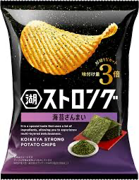 Koikeya STRONG Seaweed Potato Chips