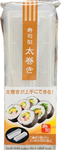 Sushi mold makes thick rolled sushi