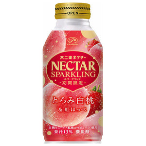 Fujiya Nectar peach strawberry soda 不二家白桃草莓果汁汽水
