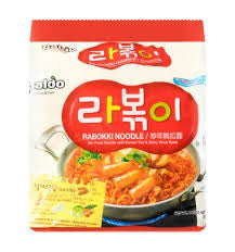 Paldo rabboki raman八道炒年糕拉面 145g (Pack Of 4)