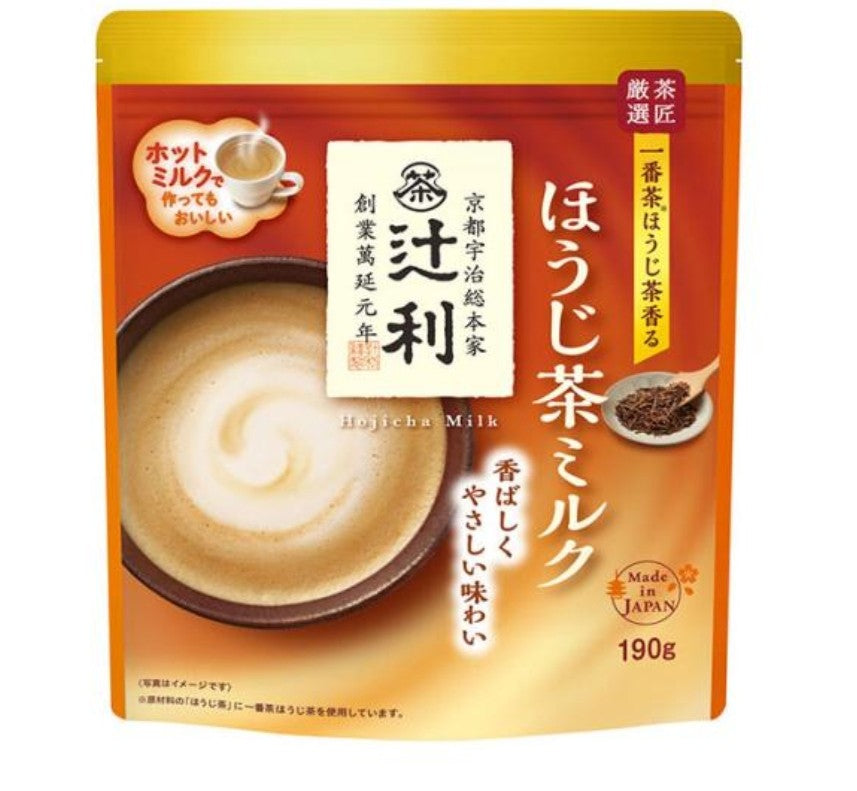 辻利 烘焙奶粉 hojicha Milk Tea 190g