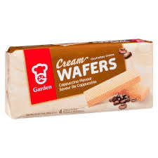 Garden wafers cappuccino flavor 嘉顿威化饼干卡布奇诺味