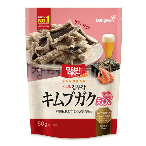 Dongwon Yangban Shrimp Seaweed Crisps – 50g