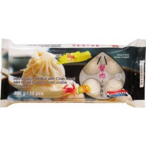Mini soupy prok bun with crab meat日旺蟹肉小笼包 240g*10pcs
