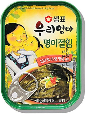 Sempio Canned Wild Garlic Leaves in Soy Sauce 70g
