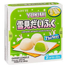 LOTTE YUKIMI MOCHI ICE CREAM GREEN TEA