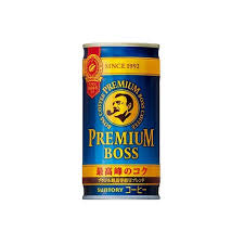 SUNTORY三得利老板满足咖啡牛奶香蕉味Bosa Manzoku Coffee Milk Banana Flavor