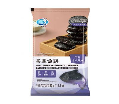 Cuttlefish Cake With Cuttlefish Ink
北洋海产黑墨鱼饼 340g
