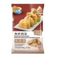 Tofu Pocket With Fish Roe
北洋海产鱼籽钱袋 340g
