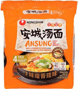 Nongshim Ansung Noodle Soup 500g (Beef & Fermented Bean Flavour) 农心安城汤面