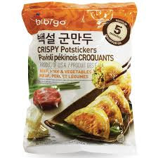 bibigo crispy potstickers beef&pork dumplings