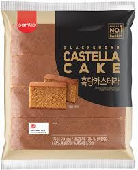 black sugar flavoued castella