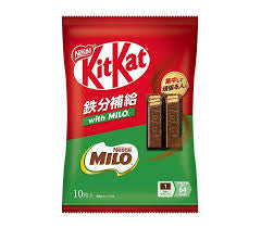 Nestle KitKat Iron Supplement With MILO雀巢奇巧补铁巧克力威化