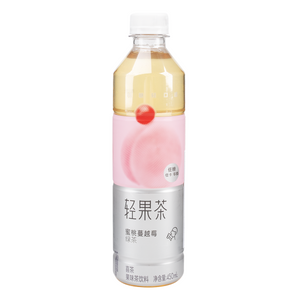 Heytea Light Fruit Tea - Peach Cranberry Green Tea Drink 450ml