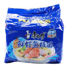 KSF seafood flavour instant noodle康师傅鲜虾鱼板面