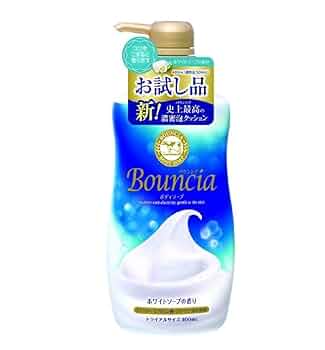 Bouncia Body Soap Elegant Relaxig Scent Pump White Soap Scent 500ml